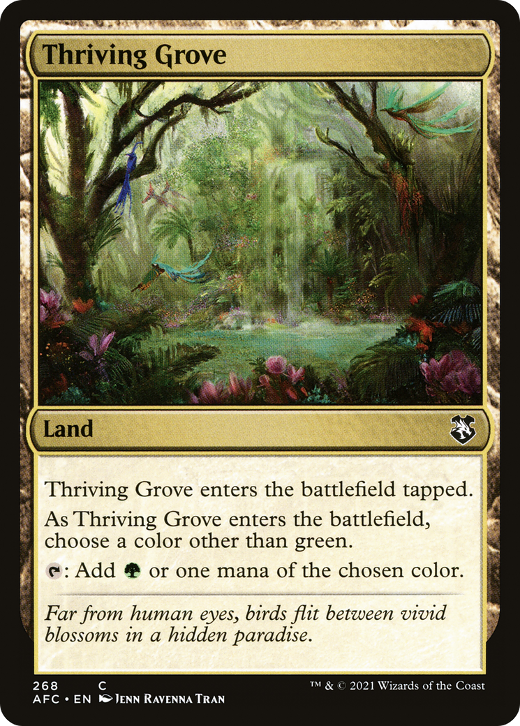 Thriving Grove (AFC-268)  - Forgotten Realms Commander