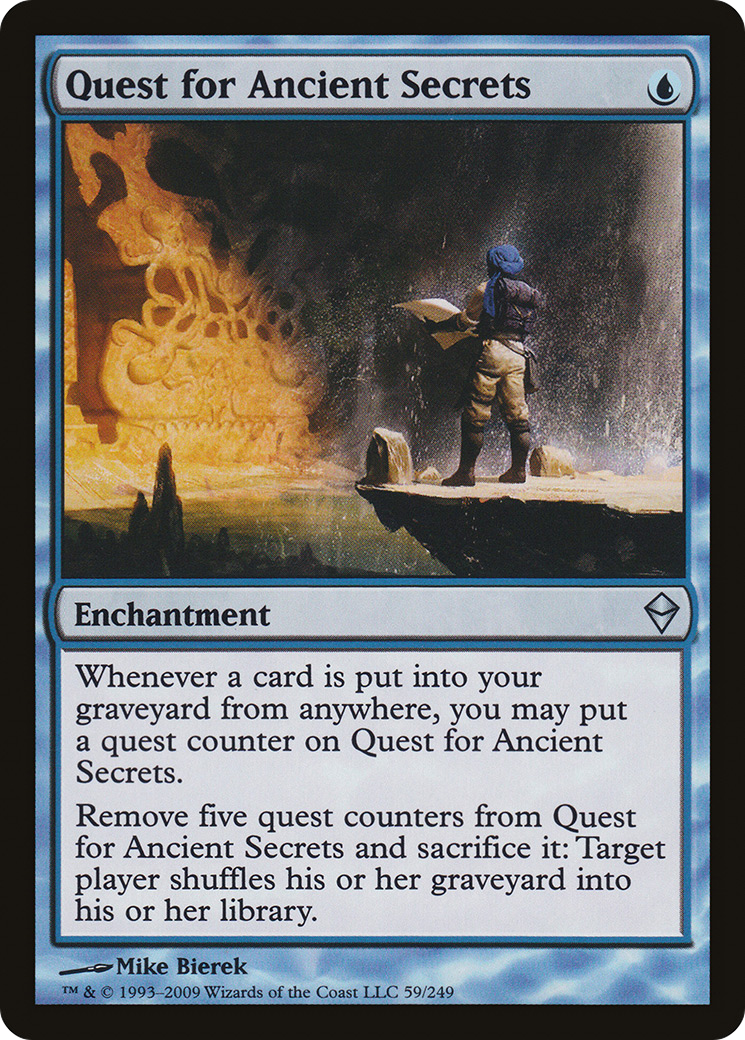 Quest for Ancient Secrets (ZEN-059)  - Zendikar