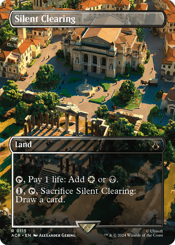 Silent Clearing (Borderless) (ACR-115)  Foil - Assassin's Creed