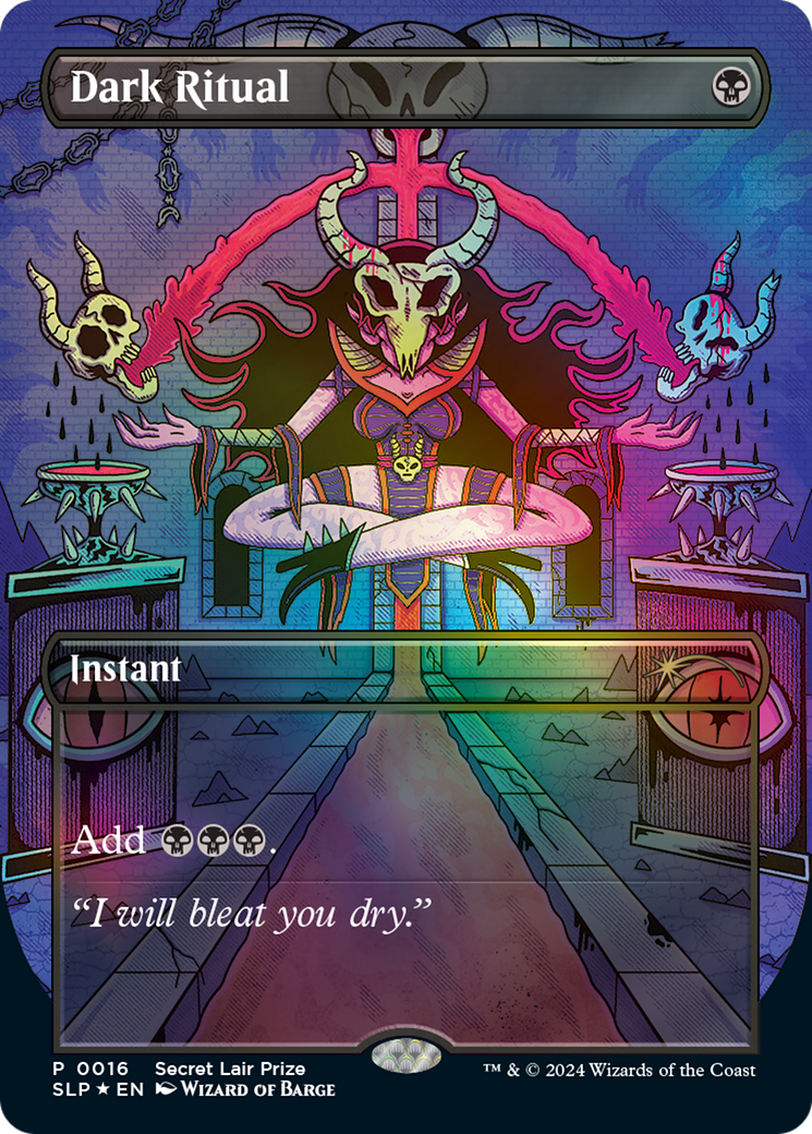 Dark Ritual (SLP-016)  Foil - Secret Lair Showdown (Borderless)
