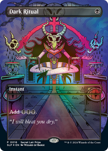 Dark Ritual (SLP-016)  Foil - Secret Lair Showdown (Borderless)