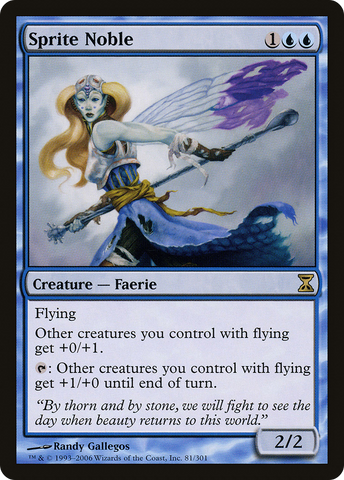 Sprite Noble (TSP-081)  Foil - Time Spiral
