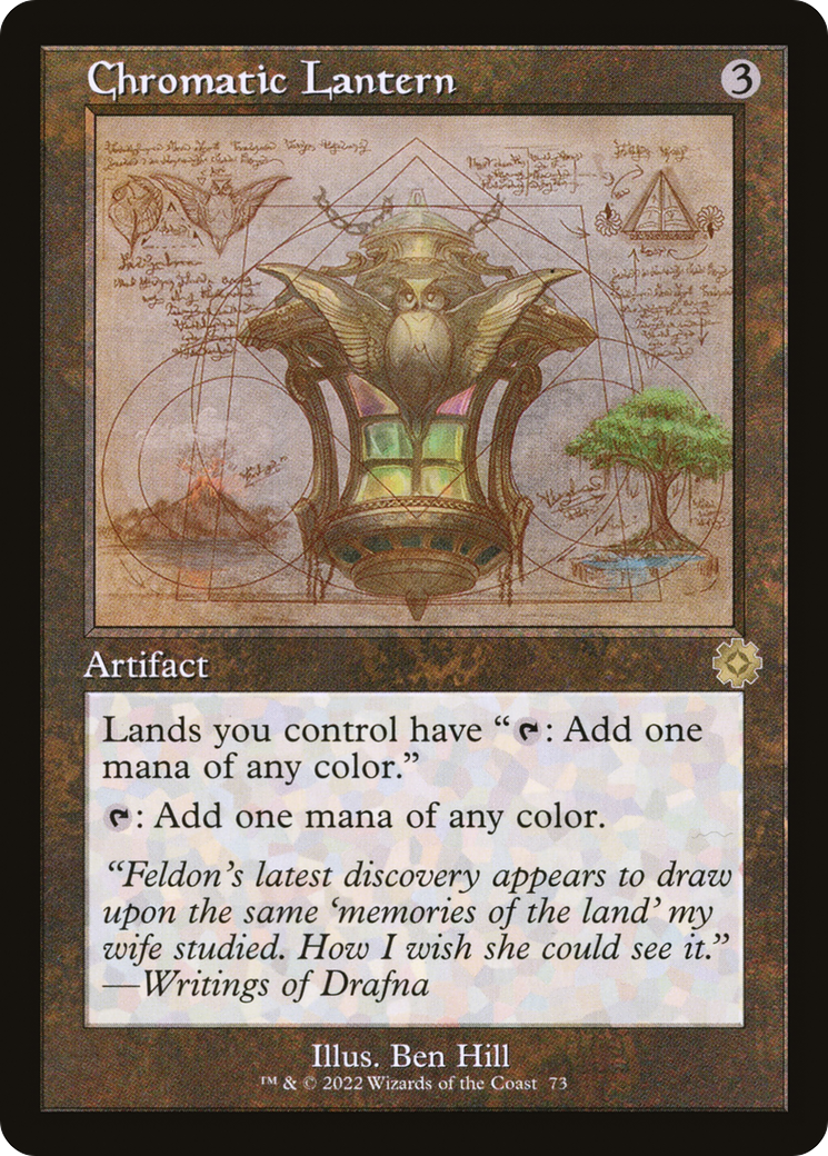 Chromatic Lantern (Schematic) (BRR-073)  - The Brothers' War Retro Artifacts