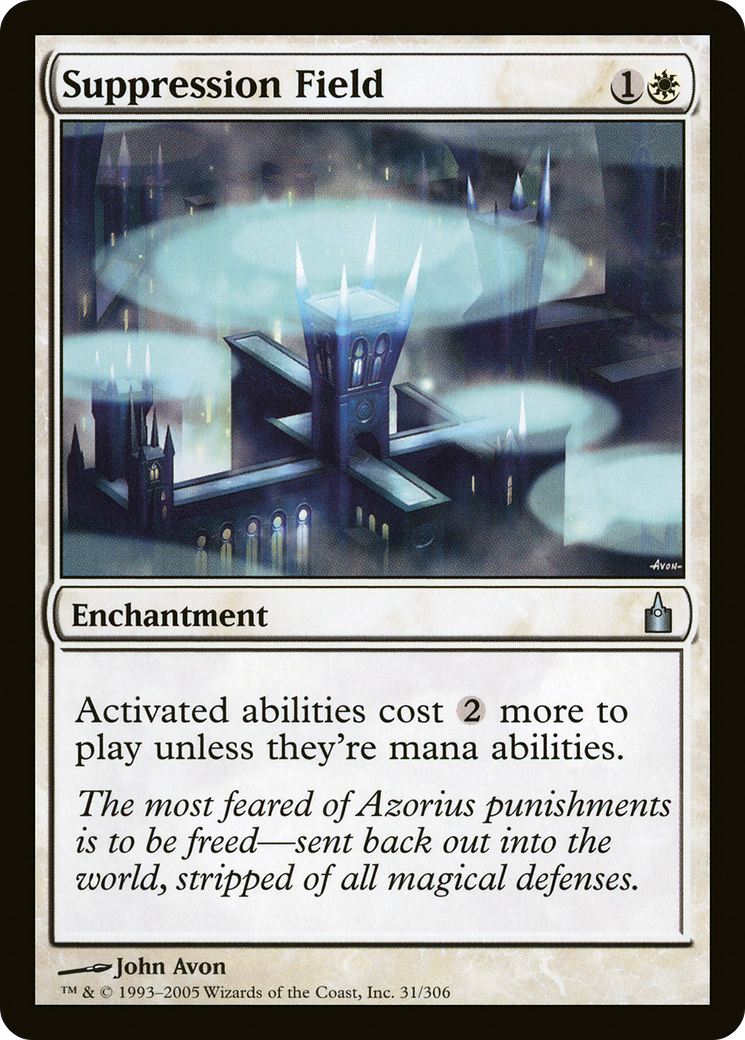 Suppression Field (RAV-031)  Foil - Ravnica: City of Guilds