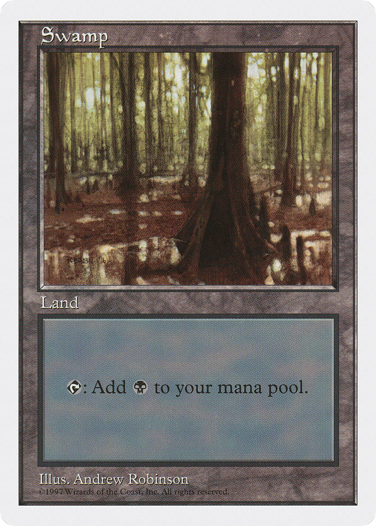 Swamp (439) (5ED-439)  - Fifth Edition