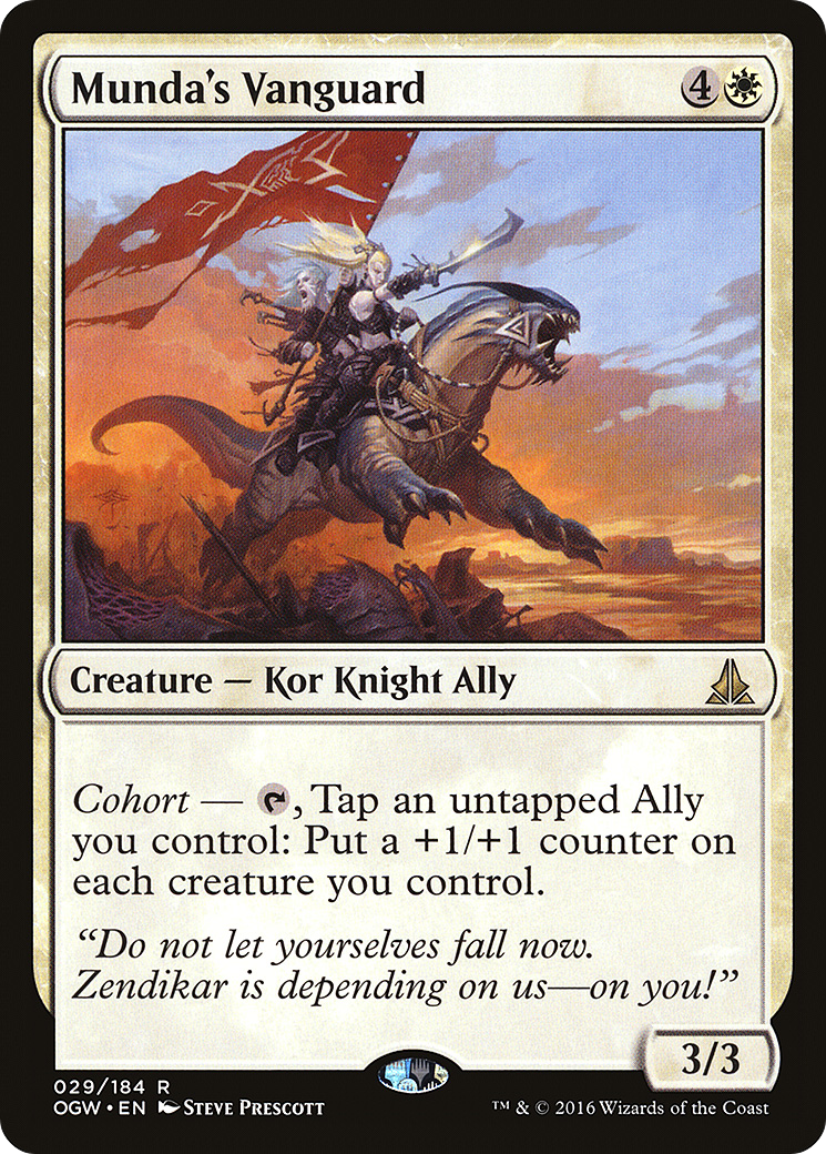 Munda's Vanguard (OGW-029)  Foil - Oath of the Gatewatch