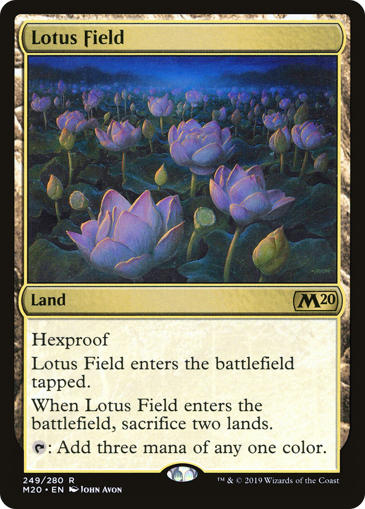 Lotus Field (M20-249)  - Core Set 2020
