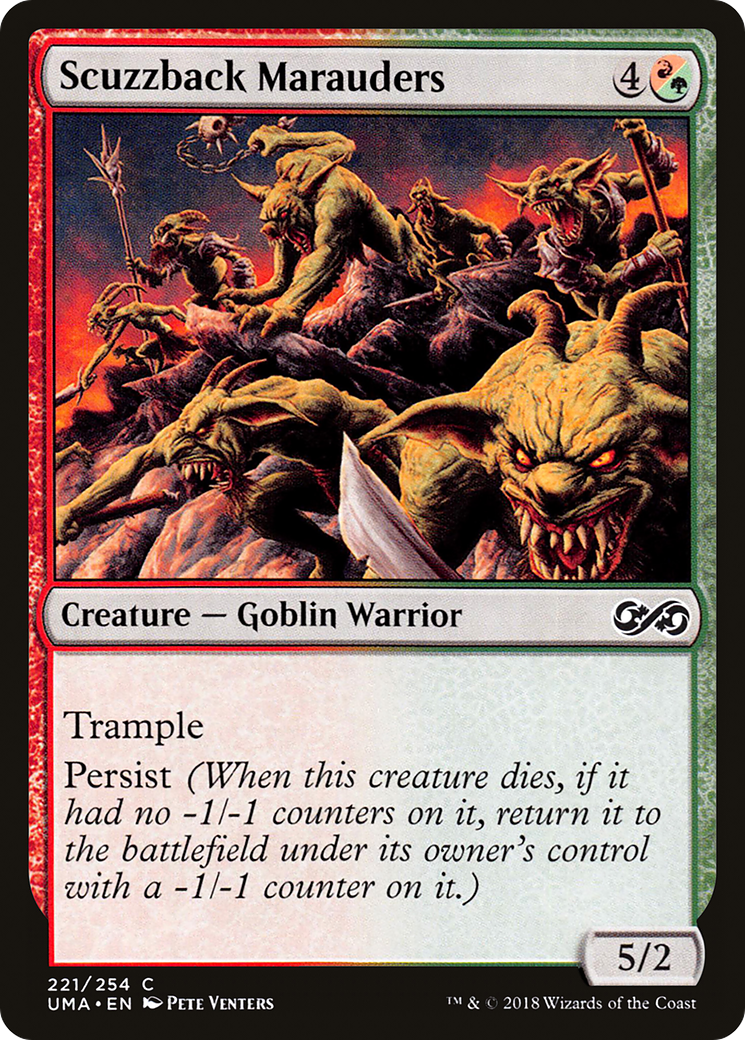 Scuzzback Marauders (UMA-221)  Foil - Ultimate Masters