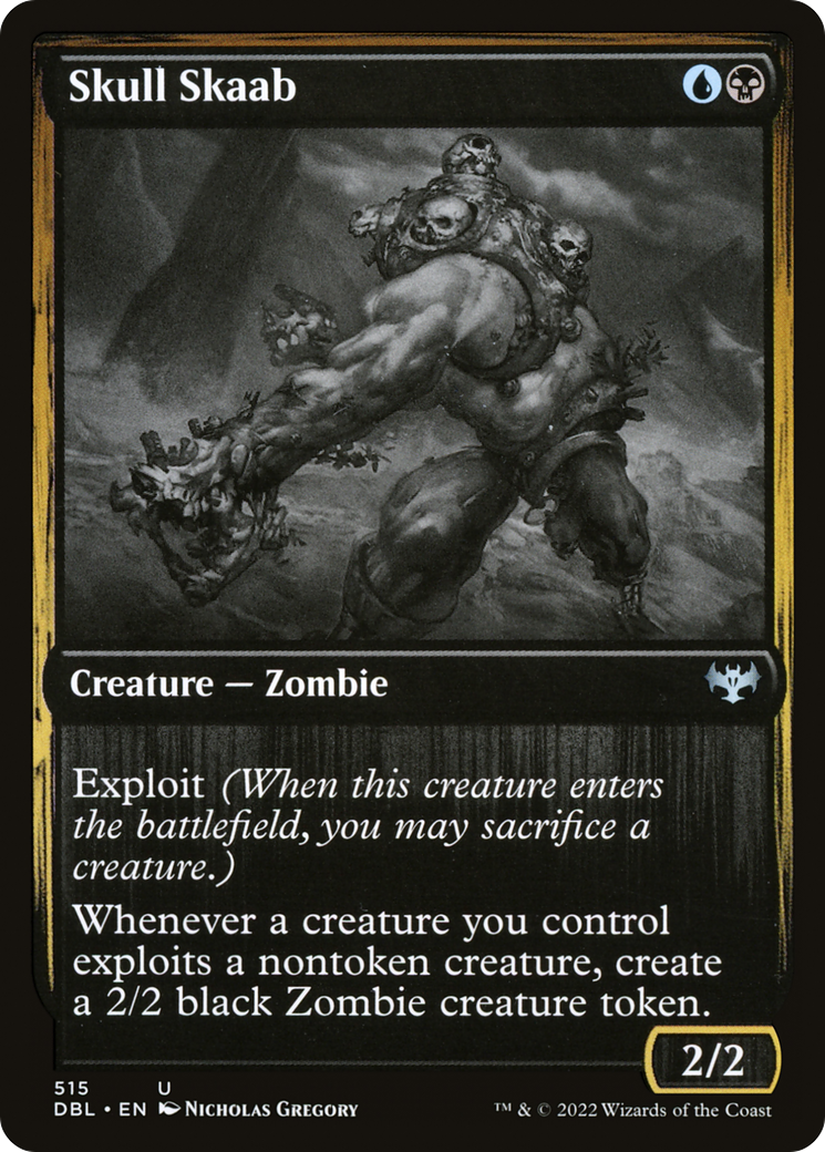 Skull Skaab (DBL-515)  Foil - Innistrad: Double Feature