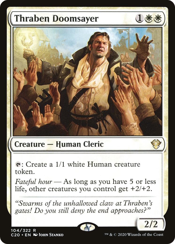 Thraben Doomsayer (C20-104)  - Commander 2020