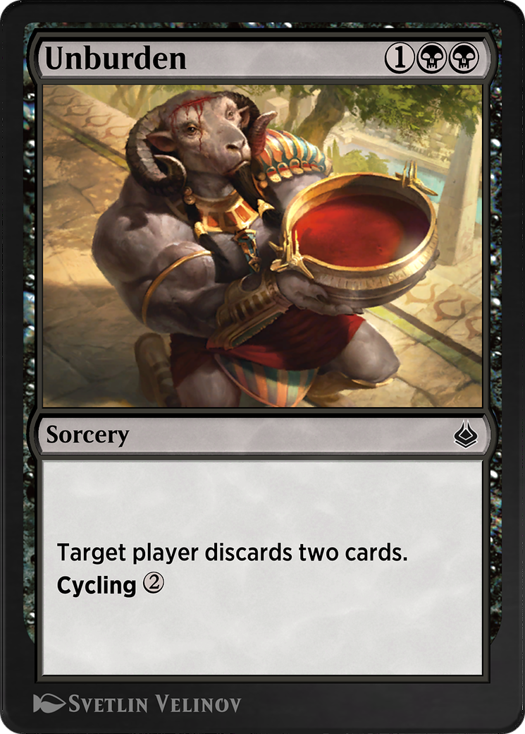 Unburden (AKR-131)  - Amonkhet Remastered