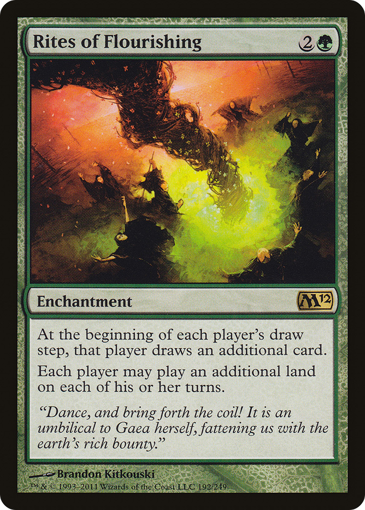 Rites of Flourishing (M12-192)  - Magic 2012