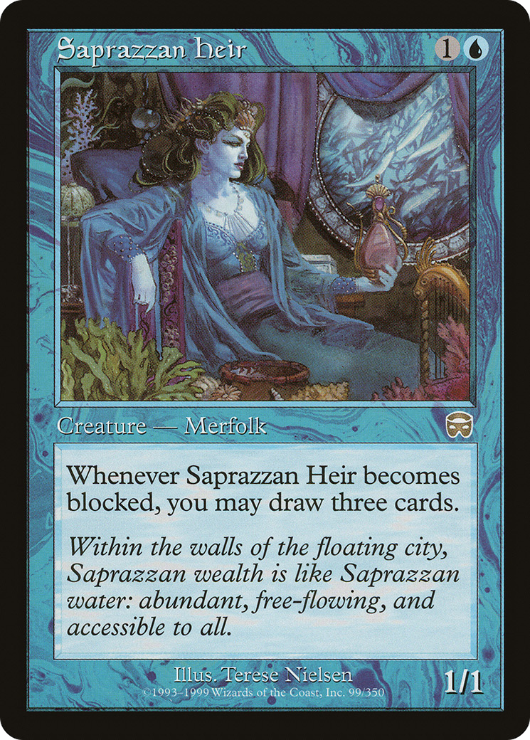 Saprazzan Heir (MMQ-099)  Foil - Mercadian Masques