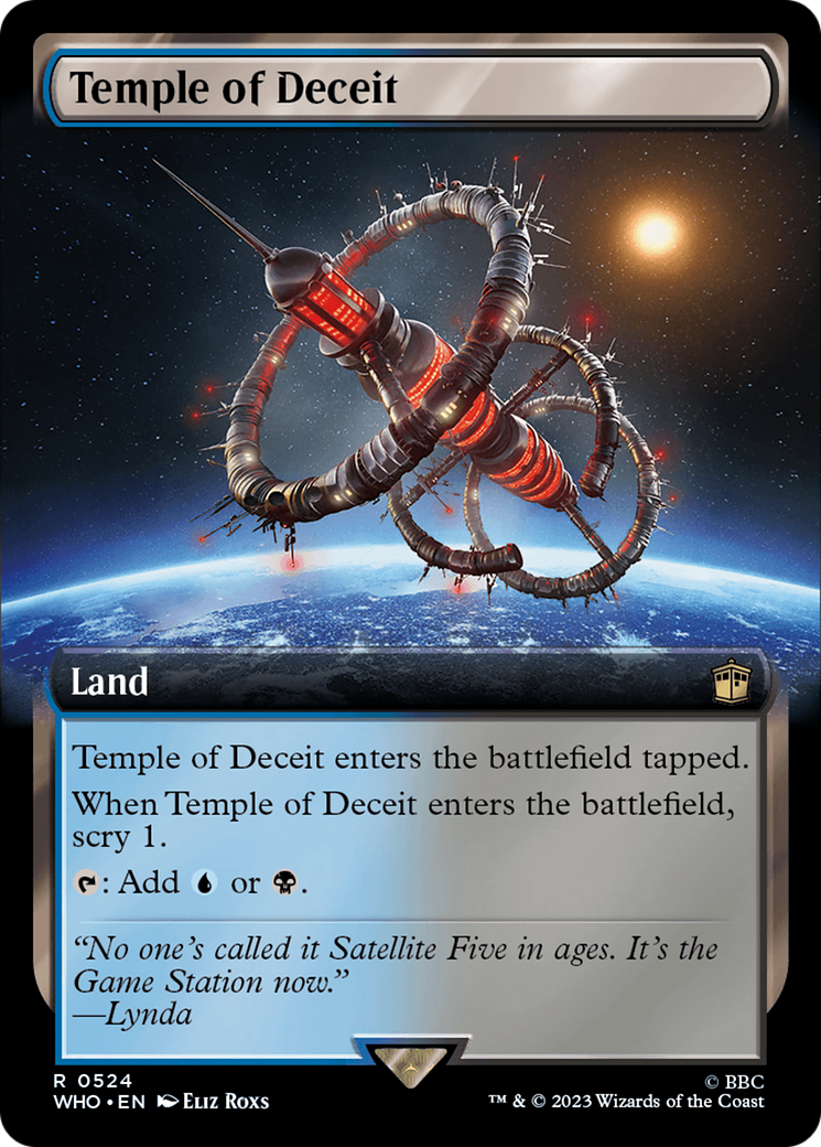 Temple of Deceit (Extended Art) (WHO-524)  - Doctor Who: (Extended Art)