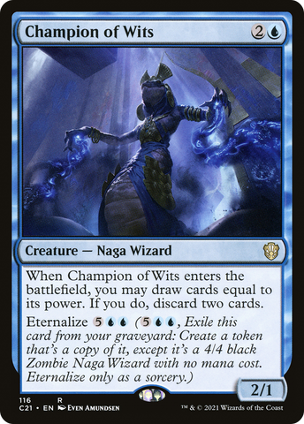 Champion of Wits (C21-116)  - Commander 2021