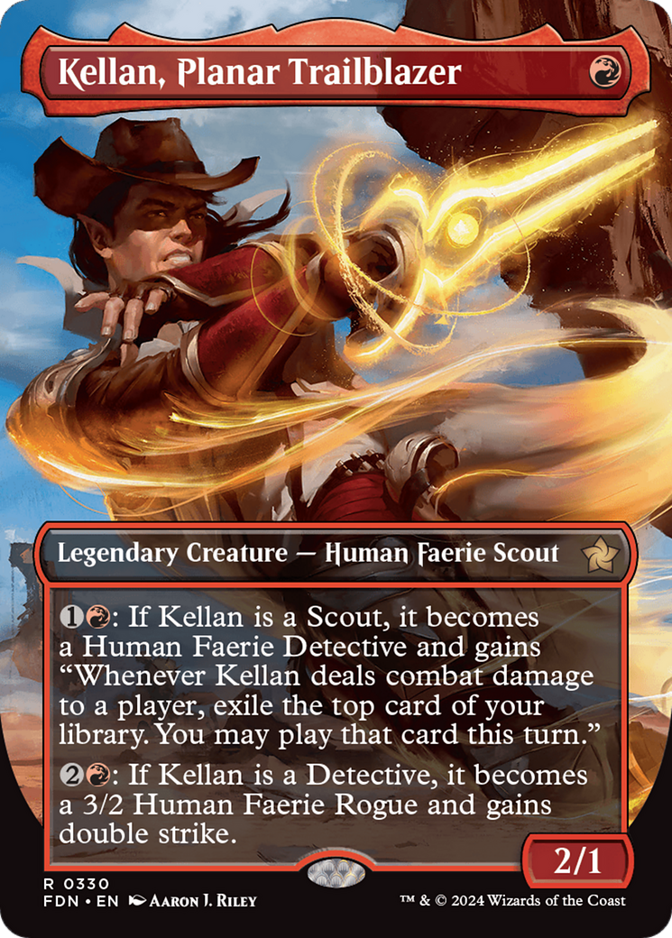 Kellan, Planar Trailblazer (FDN-330)  Foil - Foundations (Borderless)
