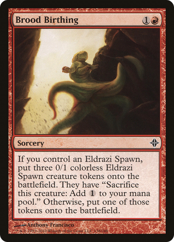 Brood Birthing (ROE-138)  Foil - Rise of the Eldrazi