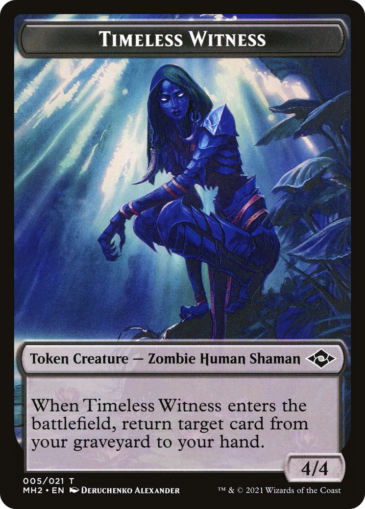 Timeless Witness Token (MH2-005) - Modern Horizons 2 Tokens Foil