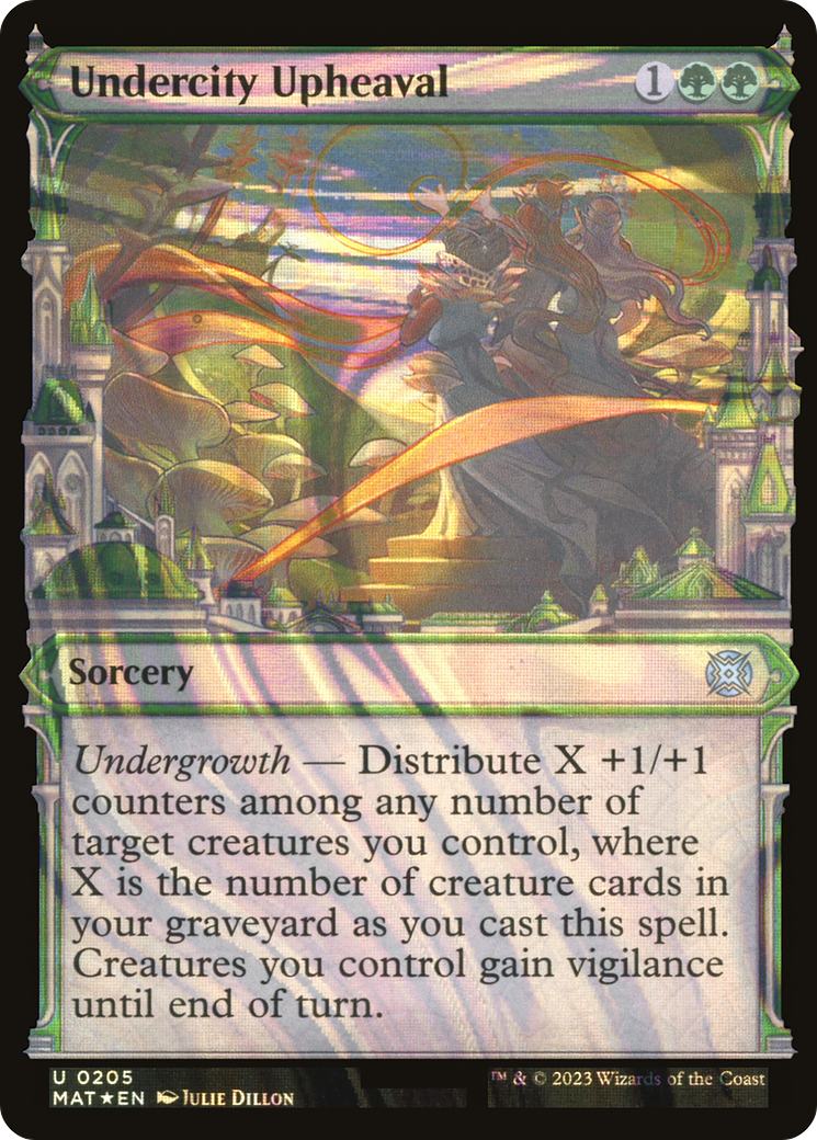 Undercity Upheaval (Halo Foil) (MAT-205)  Foil - March of the Machine: The Aftermath: (Showcase)