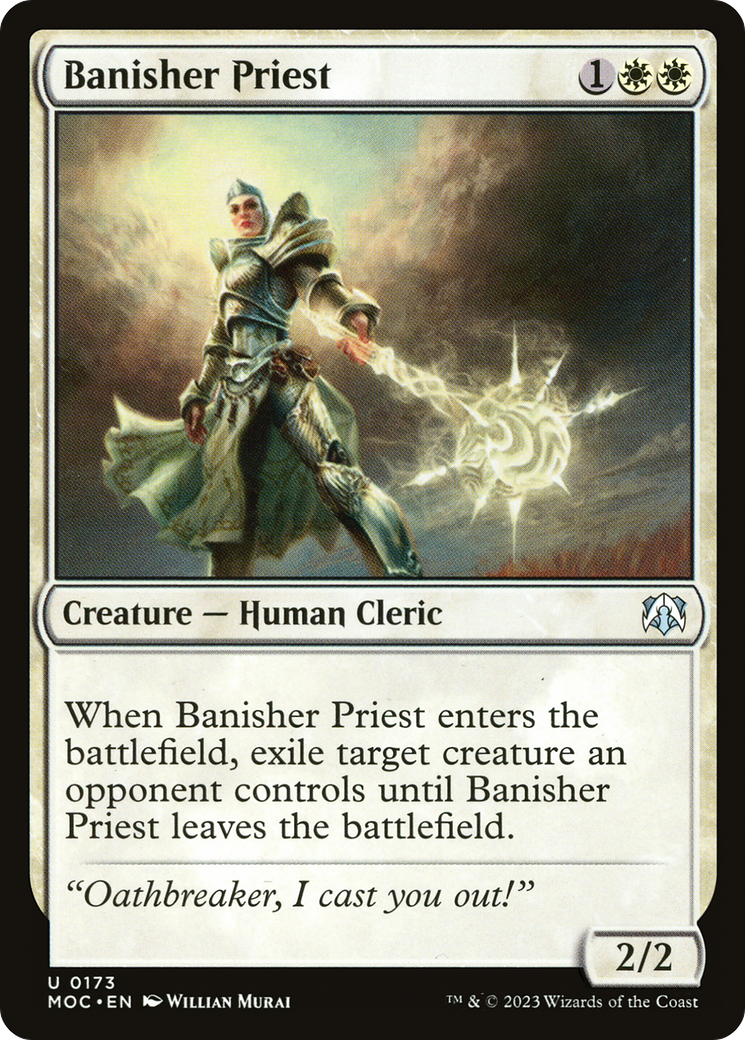 Banisher Priest (MOC-173)  - March of the Machine Commander