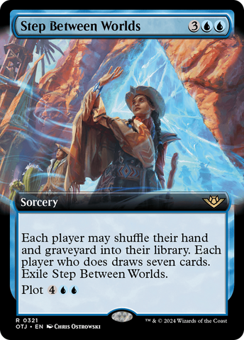 Step Between Worlds (Extended Art) (OTJ-321)  Foil - Outlaws of Thunder Junction: (Extended Art)