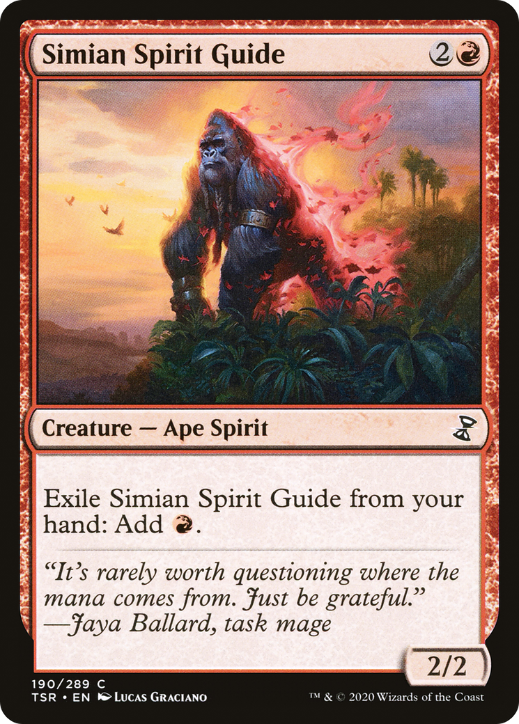 Simian Spirit Guide (TSR-190)  Foil - Time Spiral Remastered