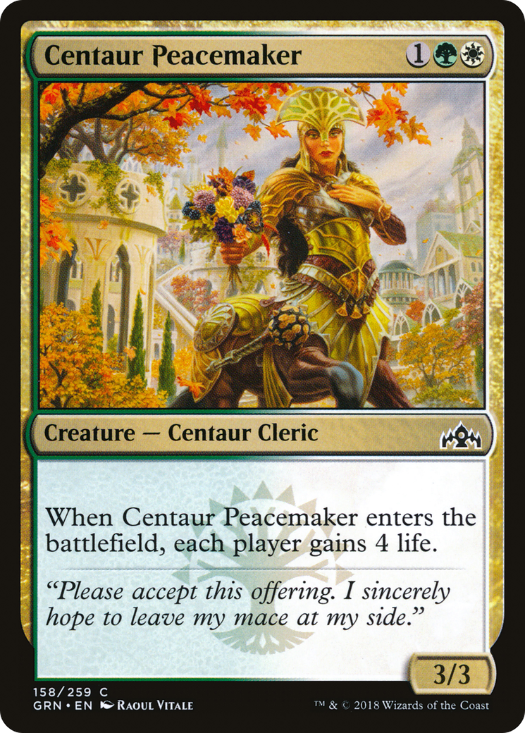 Centaur Peacemaker (GRN-158)  - Guilds of Ravnica