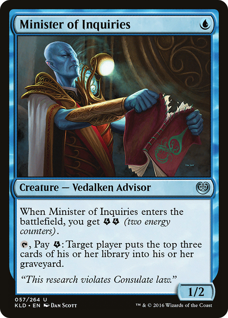 Minister of Inquiries (KLD-057)  Foil - Kaladesh