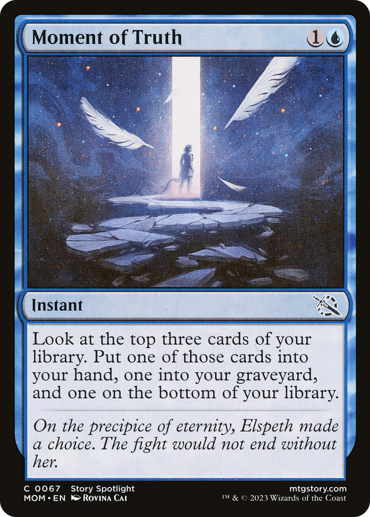 Moment of Truth (MOM-067)  Foil - March of the Machine