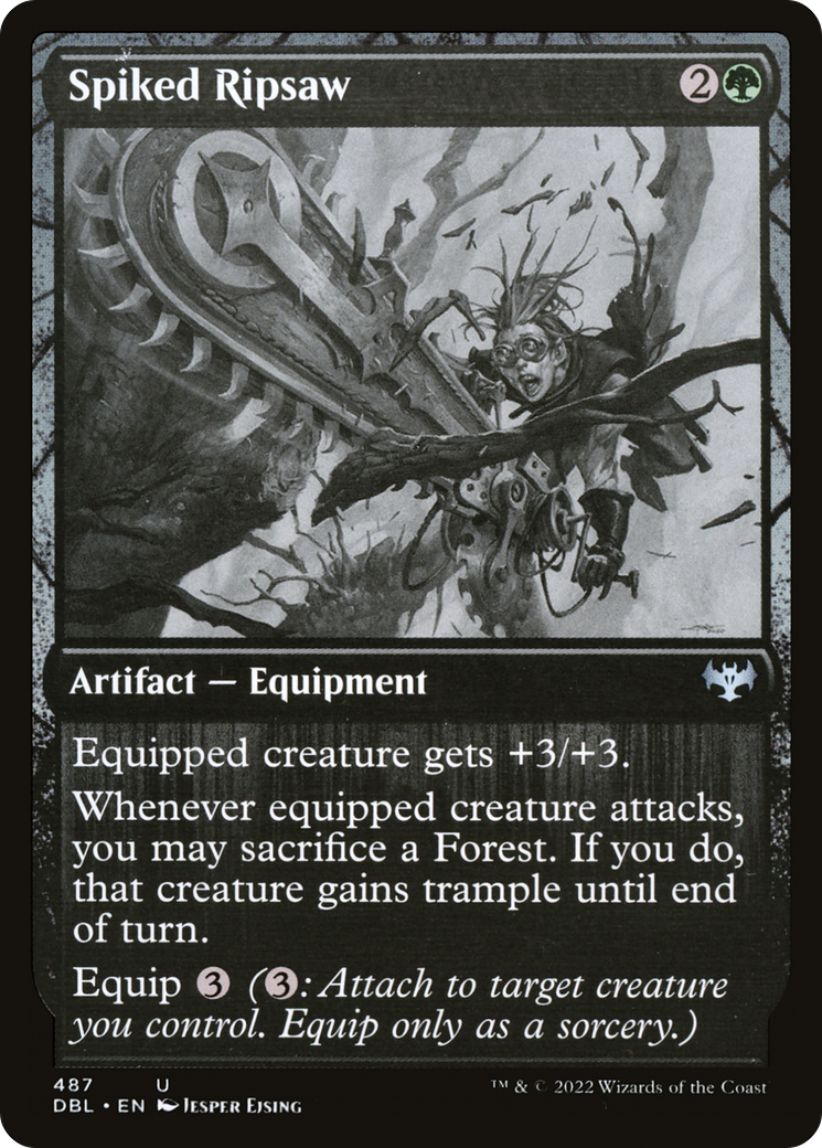 Spiked Ripsaw (DBL-487)  Foil - Innistrad: Double Feature