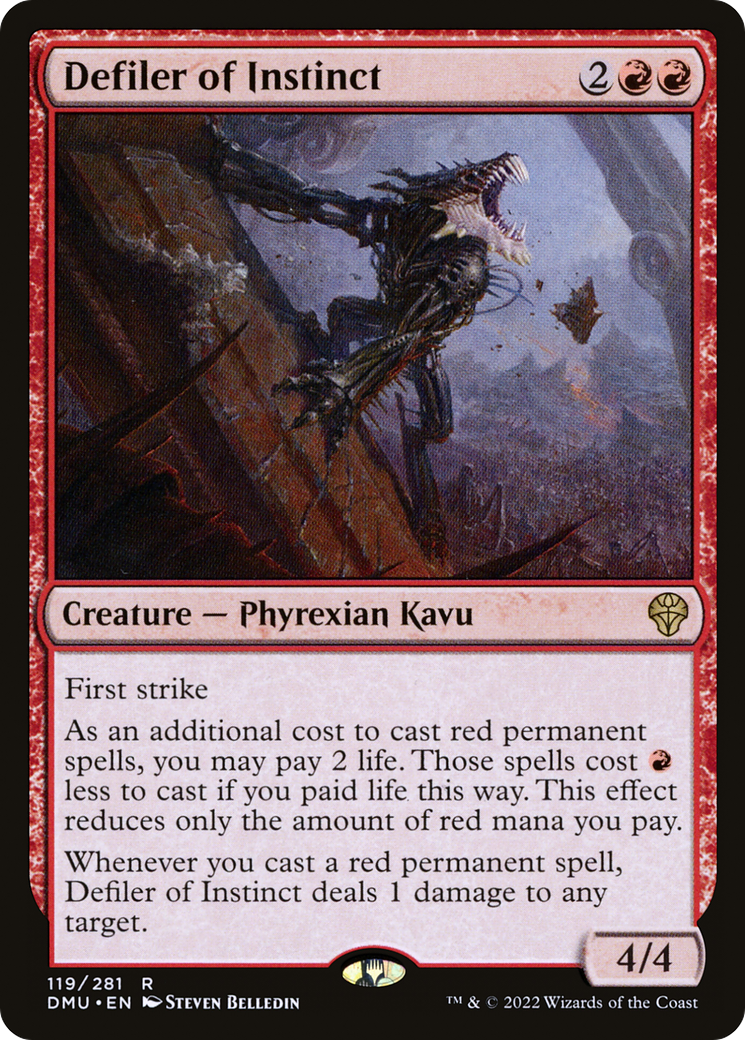 Defiler of Instinct (DMU-119)  - Dominaria United