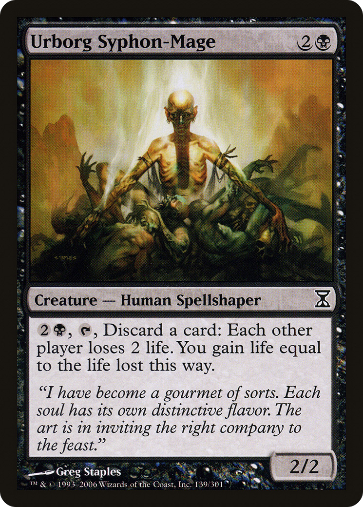 Urborg Syphon-Mage (TSP-139)  Foil - Time Spiral