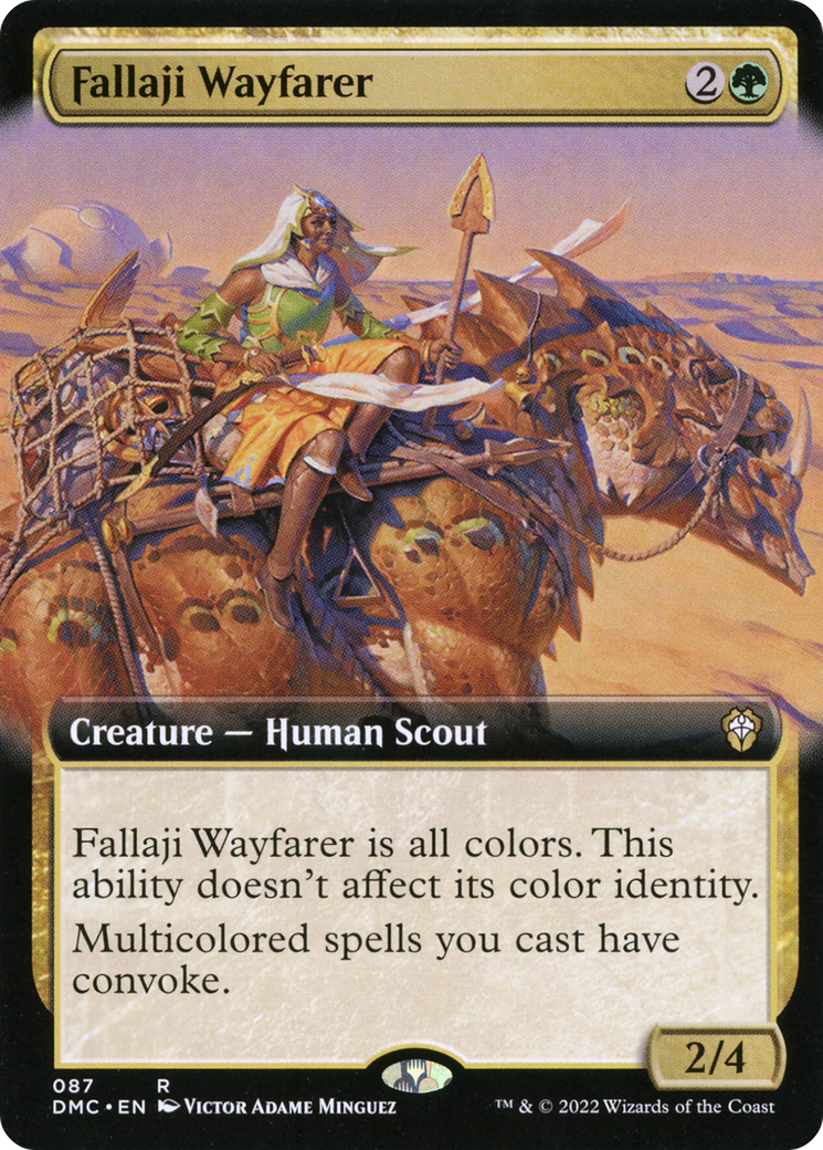 Fallaji Wayfarer (Extended Art) (DMC-087) - Dominaria United Commander: (Extended Art)