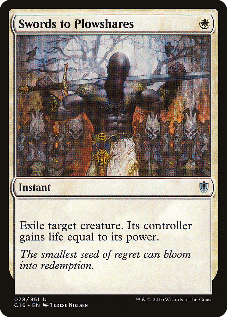 Swords to Plowshares (C16-078)  - Commander 2016