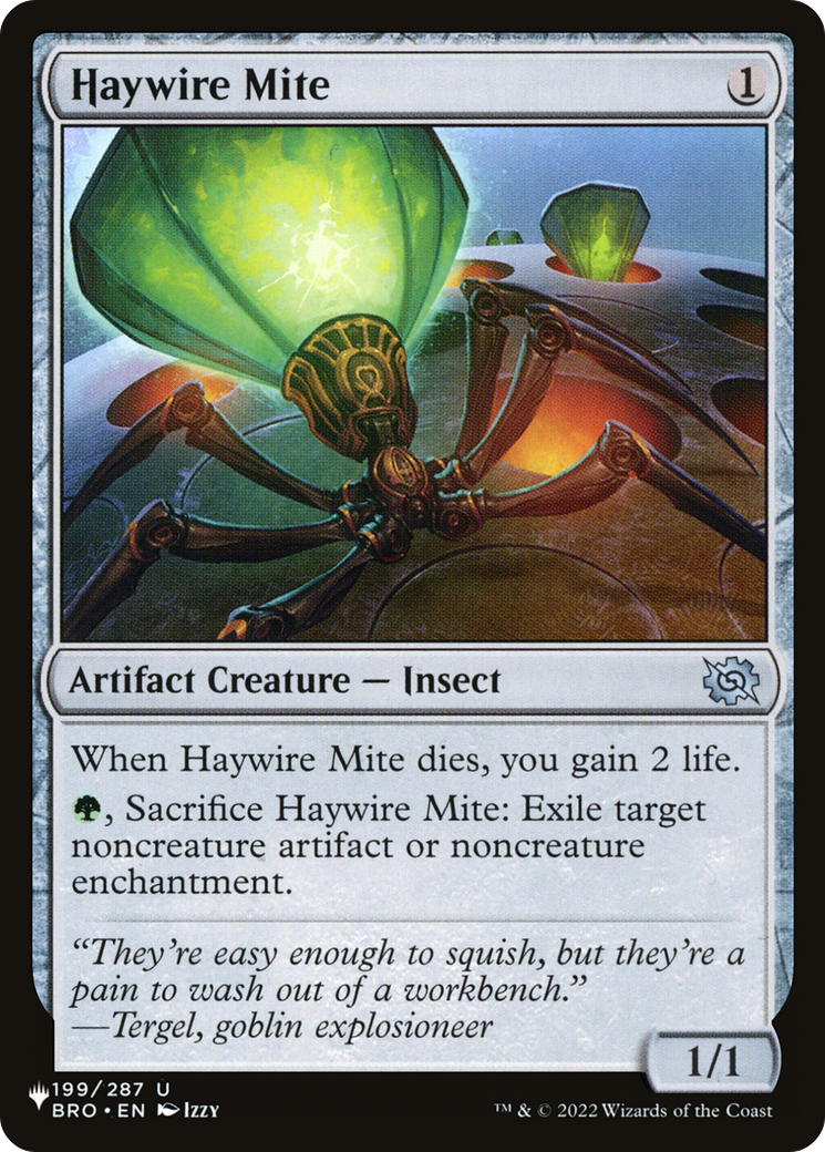 Haywire Mite (LIST-199/012)  - The List