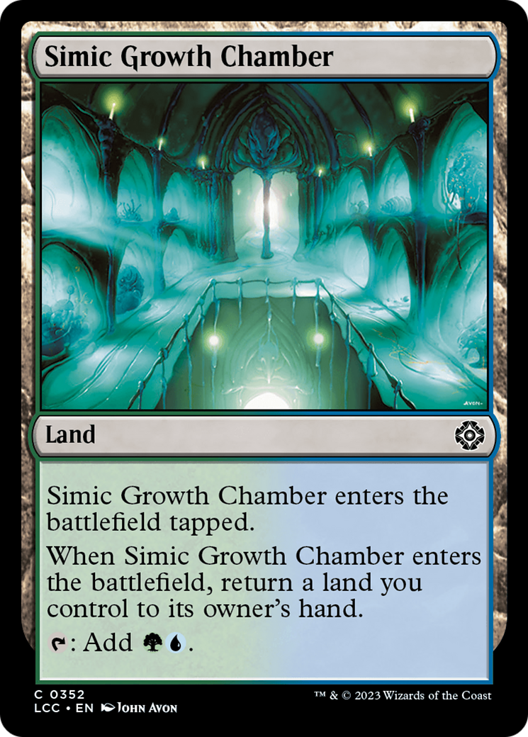 Simic Growth Chamber (LCC-352)  - The Lost Caverns of Ixalan Commander