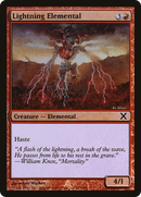 Lightning Elemental (10E-217★)  Foil - Tenth Edition