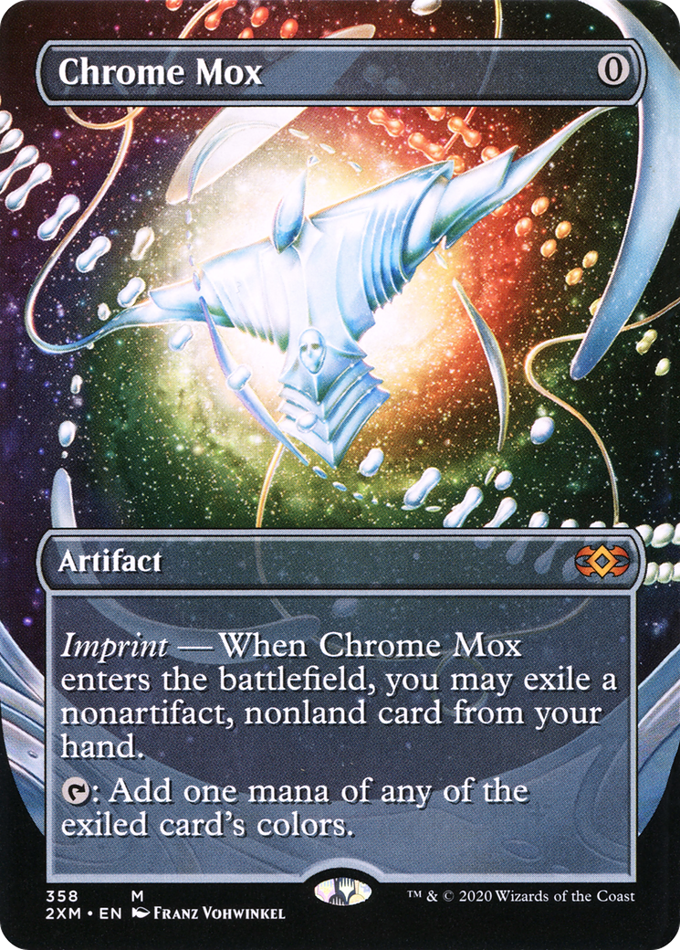 Chrome Mox (Borderless) (2XM-358)  Foil - Double Masters