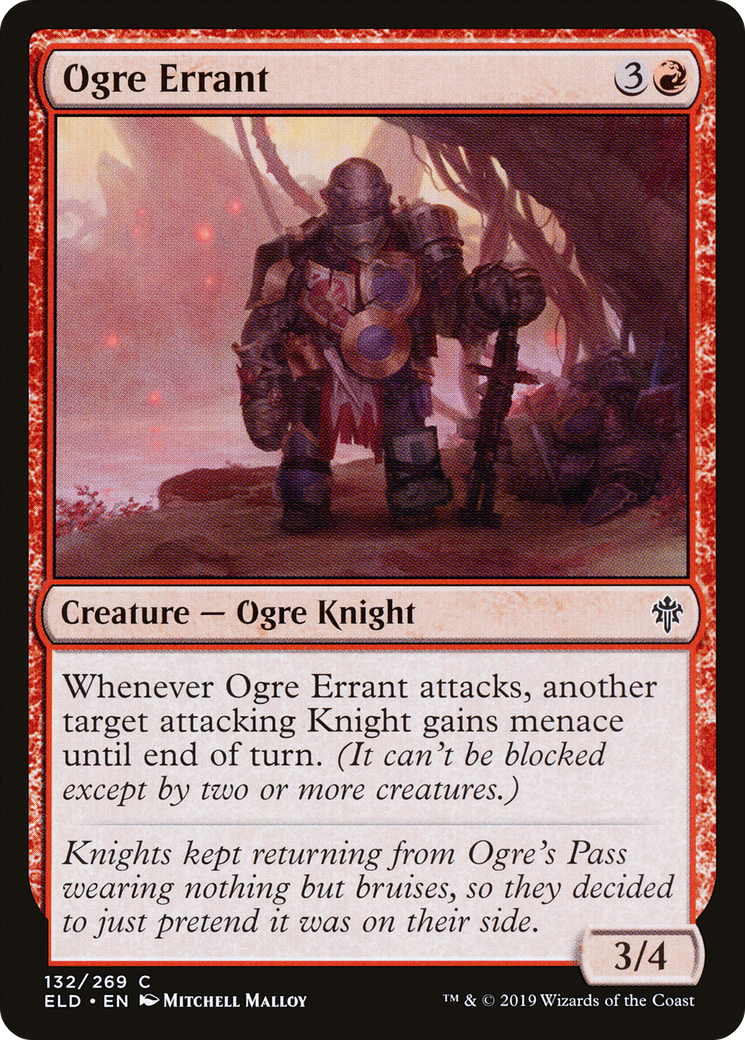 Ogre Errant (ELD-132)  Foil - Throne of Eldraine