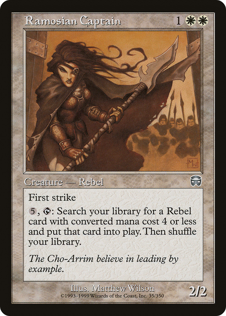 Ramosian Captain (MMQ-035)  Foil - Mercadian Masques