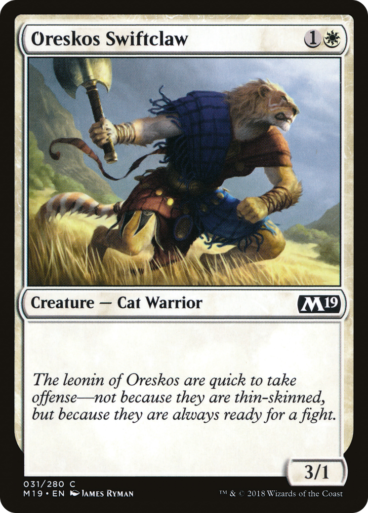 Oreskos Swiftclaw (M19-031)  - Core Set 2019