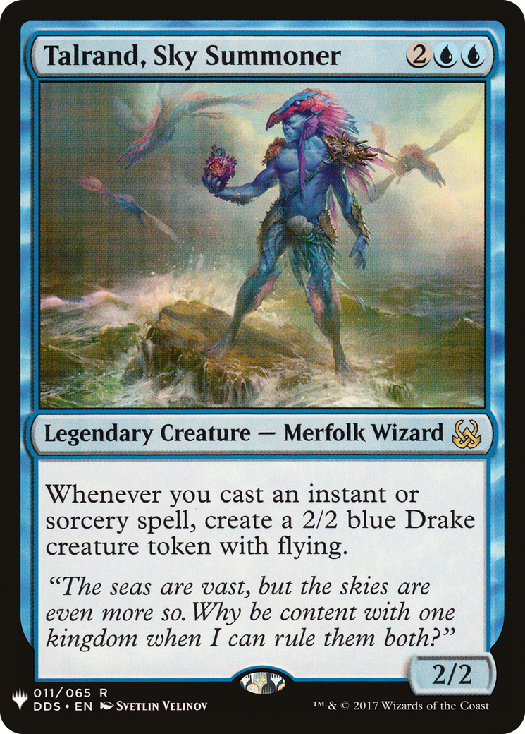 Talrand, Sky Summoner (LIST-DDS-11)  - The List