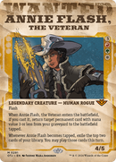 Annie Flash, the Veteran (Showcase) (OTJ-291)  - Outlaws of Thunder Junction: (Showcase) (Borderless)