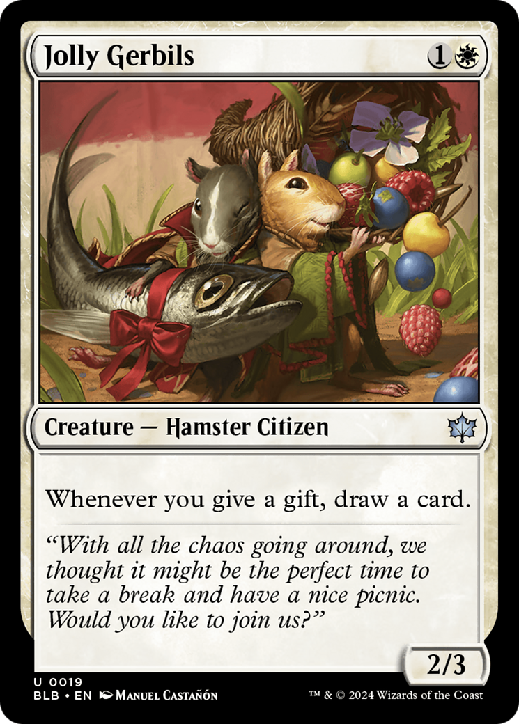 Jolly Gerbils (BLB-019)  - Bloomburrow