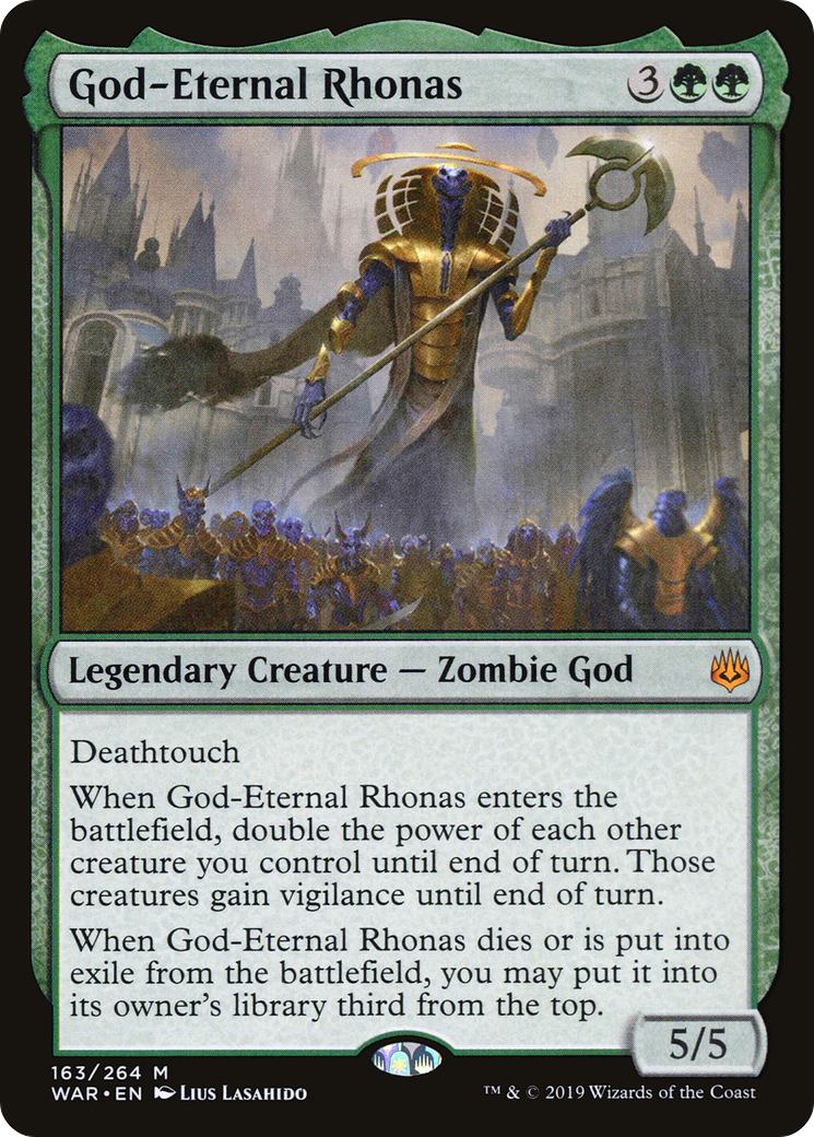God-Eternal Rhonas (WAR-163)  Foil - War of the Spark