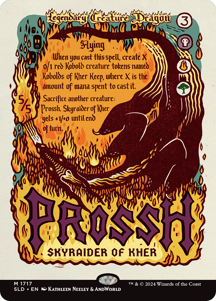Prossh, Skyraider of Kher (SLD-1717)  - Secret Lair Drop (Borderless)