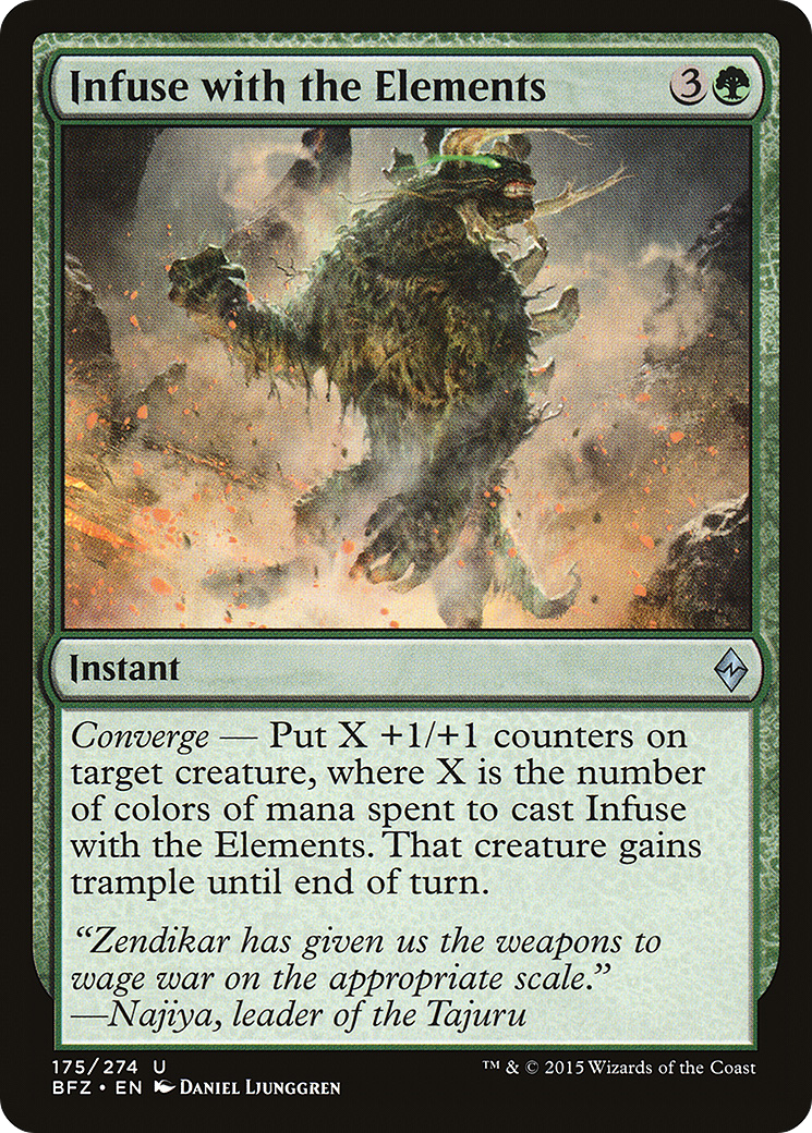 Infuse with the Elements (BFZ-175)  - Battle for Zendikar