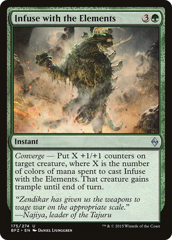 Infuse with the Elements (BFZ-175)  Foil - Battle for Zendikar
