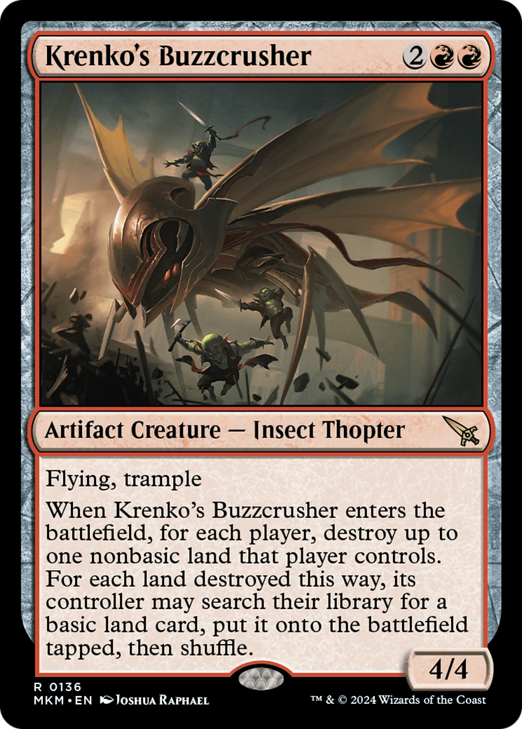 Krenko's Buzzcrusher (MKM-136)  - Murders at Karlov Manor