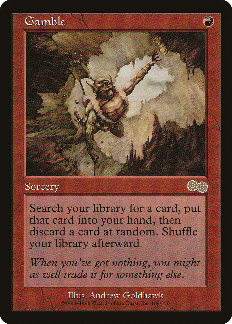 Gamble (USG-188)  - Urza's Saga